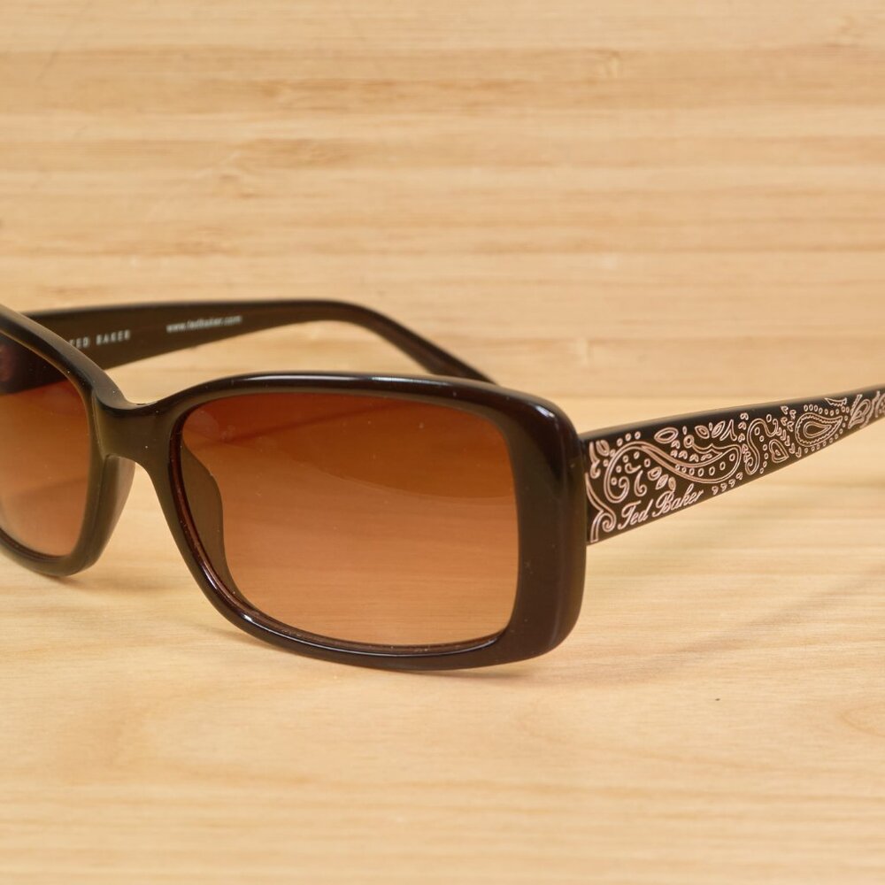 Ted Baker B484 BRN Paisley Sunglasses | Authentic Stylish Men's Designer Frames